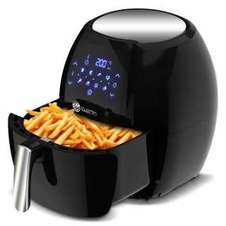 FRYTKOWNICA BEZTŁUSZCZOWA AIR FRYER 1800W XXL 8L DOTYKOWY PANEL 9 PROGRAMÓW