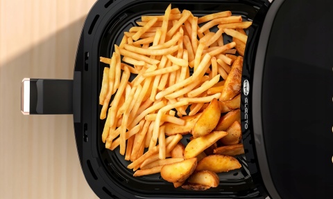 FRYTKOWNICA BEZTŁUSZCZOWA AIR FRYER 1800W XXL 8L DOTYKOWY PANEL 9 PROGRAMÓW