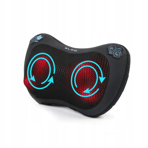 MASAŻER SHIATSU PODUSZKA MASUJĄCA DO CIAŁA KARKU STÓP ŁADOWARKA SAMOCHODOWA