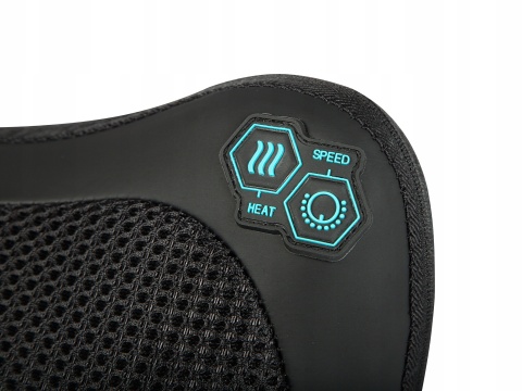 MASAŻER SHIATSU PODUSZKA MASUJĄCA DO CIAŁA KARKU STÓP ŁADOWARKA SAMOCHODOWA