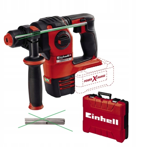 MŁOT AKUMULATOROWY EINHELL HEROCCO 18V SDS-PLUS LED UDAR 2,2J DO BETONU