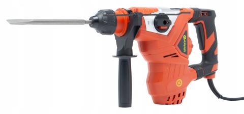 MŁOTOWIERTARKA SDS PLUS 1500W K-MW1500B2 - DO BETONU I CEGŁY, Z WALIZKĄ
