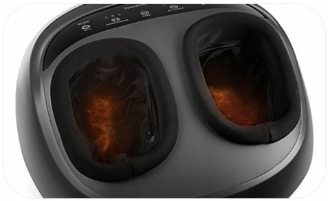 Masażer SHIATSU GRZANIE do stóp nóg relaksacyjny UGNIATANIE ROLOWANIE