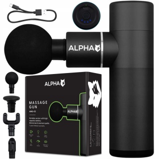 PISTOLET DO MASAŻU DO PLECÓW MASAŻER CIAŁA MASSAGE GUN PRO ALPHA