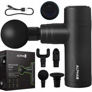 PISTOLET DO MASAŻU MASAŻER GUN PRO ALPHA DO PLECÓW CIAŁA MASSAGE