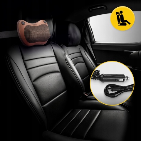 PODUSZKA MASUJĄCA KARK CIAŁO PLECY NOGI SHIATSU MASAŻER GRZEJĄCY PLECÓW