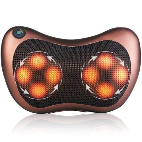 PODUSZKA MASUJĄCA MASAŻER NA BÓLE KRĘGOSŁUPA 2W1 SHIATSU PLECY CIAŁO KARK