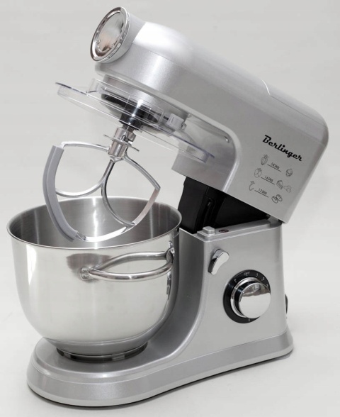 ROBOT KUCHENNY GERMIN 1500W PLANETARNY MIKSER 5,5L Z POKRYWA 4 MIESZADŁA