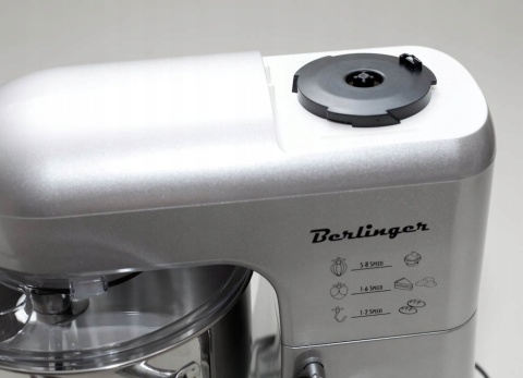 ROBOT KUCHENNY GERMIN 1500W PLANETARNY MIKSER 5,5L Z POKRYWA 4 MIESZADŁA