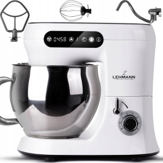 ROBOT KUCHENNY LEHMANN HYSSOP MOCNY 2300W: 6 PRĘDKOŚCI MIKSER 5L LED UCHWYT