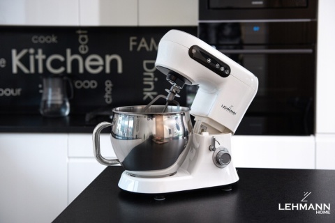 ROBOT KUCHENNY LEHMANN HYSSOP MOCNY 2300W: 6 PRĘDKOŚCI MIKSER 5L LED UCHWYT