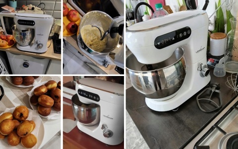 ROBOT KUCHENNY LEHMANN HYSSOP MOCNY 2300W: 6 PRĘDKOŚCI MIKSER 5L LED UCHWYT