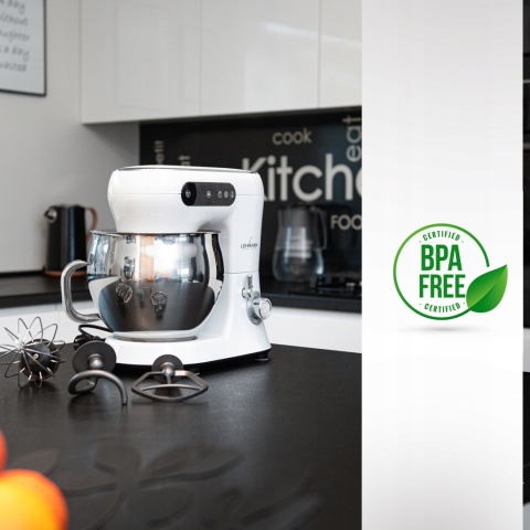 ROBOT KUCHENNY LEHMANN HYSSOP MOCNY 2300W: 6 PRĘDKOŚCI MIKSER 5L LED UCHWYT