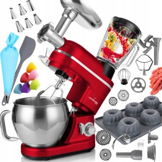 ROBOT KUCHENNY LEHMANN MASTIC 3000W 6 STOPNI PLANETARNY ZESTAW XXL IDEALNY