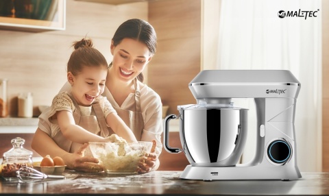 ROBOT KUCHENNY MALTEC MIKSER PLANETARNY MOC 2200W 6,5L 6 PRĘDKOŚCI + GRATIS