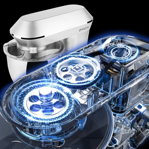 ROBOT KUCHENNY MALTEC MIKSER PLANETARNY MOC 2200W 6,5L 6 PRĘDKOŚCI + GRATIS