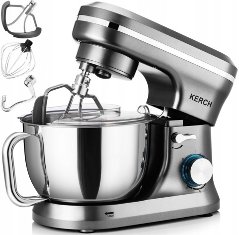 ROBOT KUCHENNY PLANETARNY KERCH FERRO 4,5L 2300W 8-POZIOMOWY GEAR SYSTEM