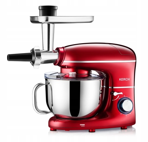 ROBOT KUCHENNY PLANETARNY KERCH ROTARY 4000W RED 6,2L WYTRZYMAŁY METAL GEAR