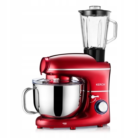 ROBOT KUCHENNY PLANETARNY KERCH ROTARY 4000W RED 6,2L WYTRZYMAŁY METAL GEAR