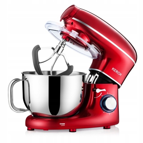 ROBOT KUCHENNY PLANETARNY KERCH ROTARY 4000W RED 6,2L WYTRZYMAŁY METAL GEAR