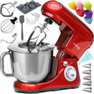 ROBOT KUCHENNY PLANETARNY LEHMANN 2200W MISA 5L 3 MIESZADŁA 6-STOPNIOWY