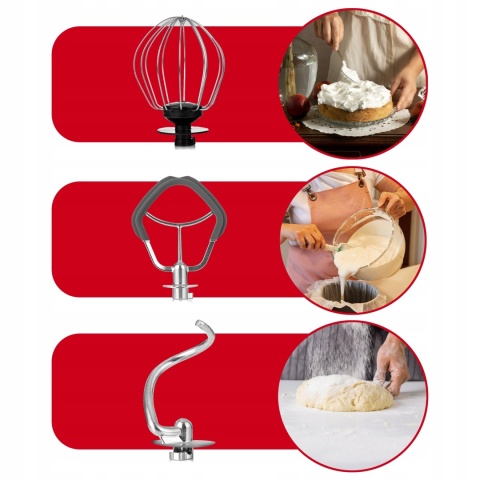 ROBOT KUCHENNY PLANETARNY LEHMANN 2200W MISA 5L 3 MIESZADŁA 6-STOPNIOWY