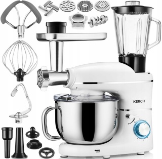 ROBOT KUCHENNY PLANETARNY MIKSER Z MISĄ KERCH ROTARY WHITE 6,2L 4000W