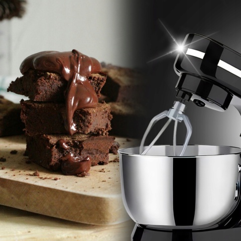 ROBOT KUCHENNY RETOO 3200W 6L PLANETARNY 3W1 - HAK, MIESZADŁO I TRZEPACZKA