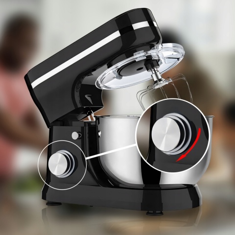 ROBOT KUCHENNY RETOO 3200W 6L PLANETARNY 3W1 - HAK, MIESZADŁO I TRZEPACZKA