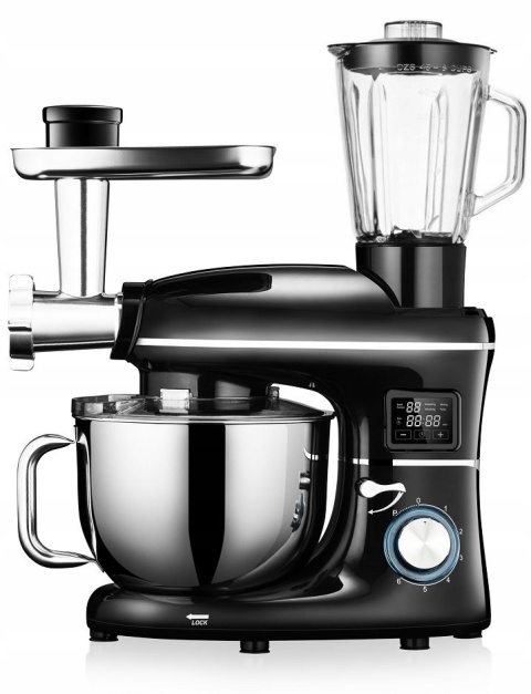 ROBOT PLANETARNY KERCH ROTARY HOT 6,2L 4000W PODGRZEWANA MISA, 6 PRĘDKOŚCI