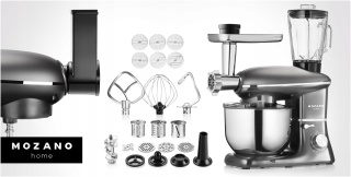 ROBOT PLANETARNY KUCHENNY 3200W 6W1 MISA 6,2L ZESTAW Z BLENDEREM HAK MIKSER