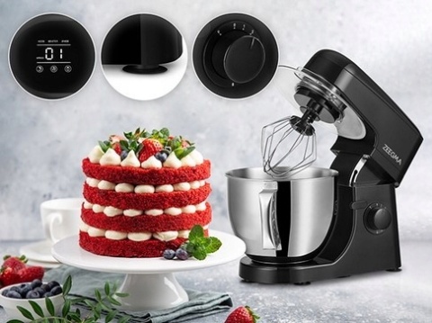 ROBOT PLANETARNY ZEEGMA PLANEET GREY 1800W DOTYKOWY PANEL 12 TRYBÓW 5L MISA