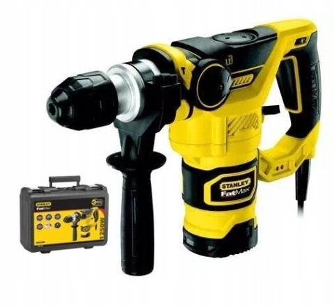 STANLEY MŁOTOWIERTARKA SDS+ 1250W 3,5J DO WIERCZENIA I DŁUTOWANIA W MURZE