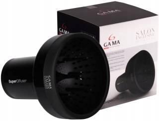 Gama Av11.600 Dyfuzor Duży Uniwersalny Do Włosów Kręconych Loków Fal Czarny