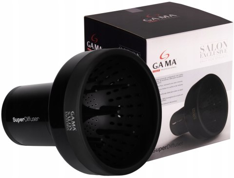 Gama Av11.600 Dyfuzor Duży Uniwersalny Do Włosów Kręconych Loków Fal Czarny