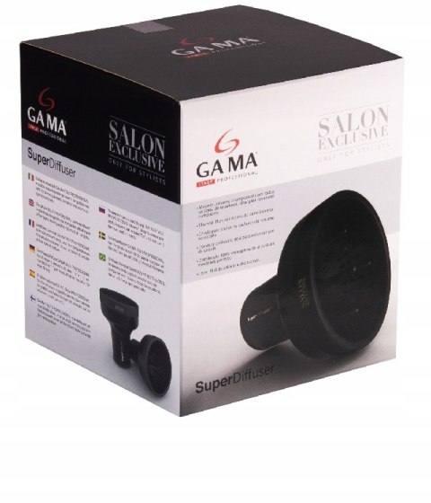 Gama Av11.600 Dyfuzor Duży Uniwersalny Do Włosów Kręconych Loków Fal Czarny