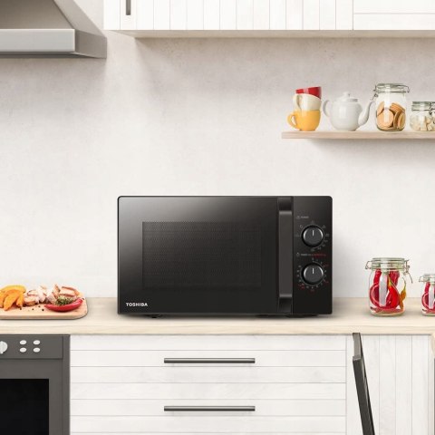 Kuchenka Mikrofalowa Toshiba: Grill, 700W, Rozmrażanie, Timer, Kompaktowa