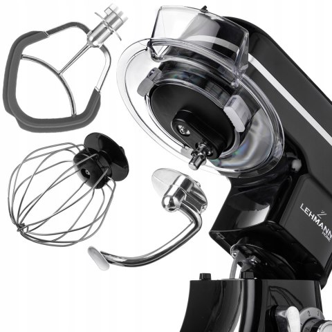 Mikser Planetarny Lehmann: 1300W, Misa 5L, Blender 1.5L, Ubijanie, Wyrabianie