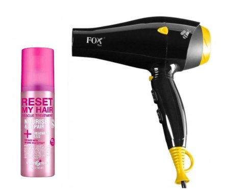 Profesjonalna Suszarka Fox Bee 2100W Czarna + Odżywka Montibello 50Ml