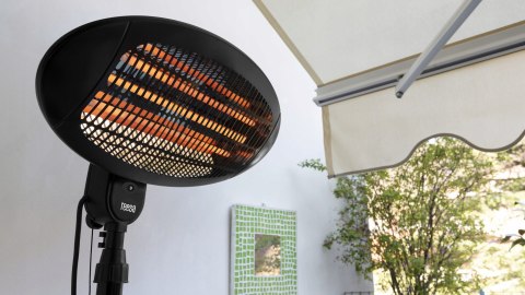 Promiennik Podczerwieni Kwarcowy Teesa: 2000W, Ipx4, Stojący/Ścienny, 3 Tryby