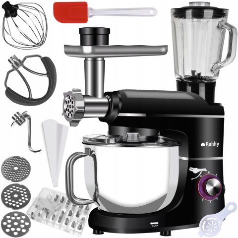 Robot Planetarny Lehmann: 1300W, Misa 5L, Blender 1.5L, Ubijanie, Wyrabianie