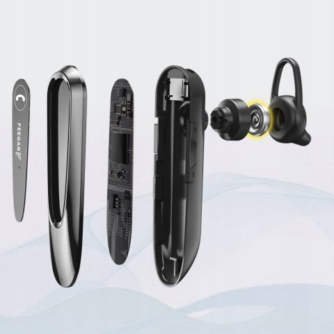 Zestaw słuchawkowy Feegar BF400 Pro, Bluetooth 5.0, CVC 8.0, 30 h