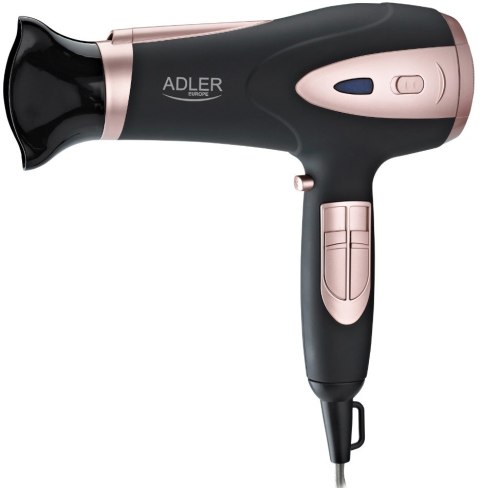 Suszarka Do Włosów Adler Funkcja Jonizacji Dyfuzor 2400 W Czarna Ad 2248B