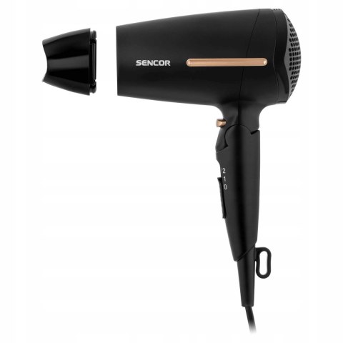 Suszarka Do Włosów Czarna Końcówka Sencor Shd 0045Bk 1600W Mała Turystyczna