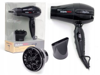 Suszarka Do Włosów Czarna Mocna Babyliss Pro Bambino Bab5510e 1200W Mała