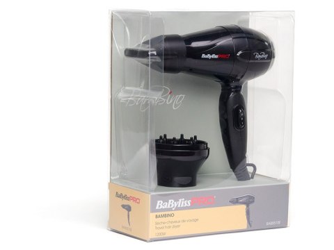 Suszarka Do Włosów Czarna Mocna Babyliss Pro Bambino Bab5510e 1200W Mała