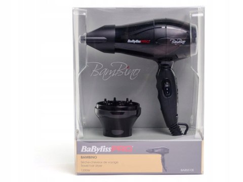Suszarka Do Włosów Czarna Mocna Babyliss Pro Bambino Bab5510e 1200W Mała