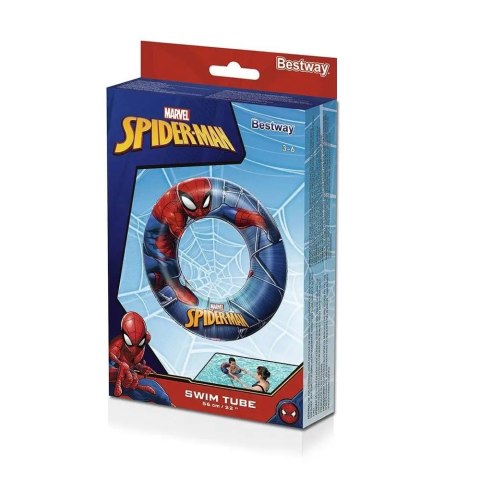 98003 Koło Kółko Do Pływania Bestway Spiderman Marvel Dla Dzieci 56 Cm
