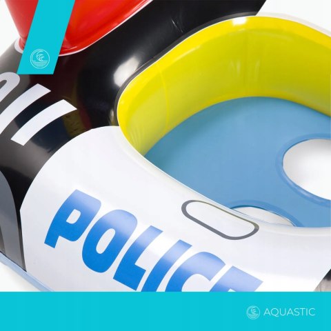 Aquastic Koło Kółko Dmuchane Do Basenu Do Wody Do Pływania Dzieci Policja