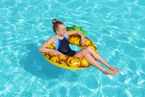 Bestway 36121 Koło Do Pływania Na Basen Plażę Wakacje Ananas Dla Dzieci
